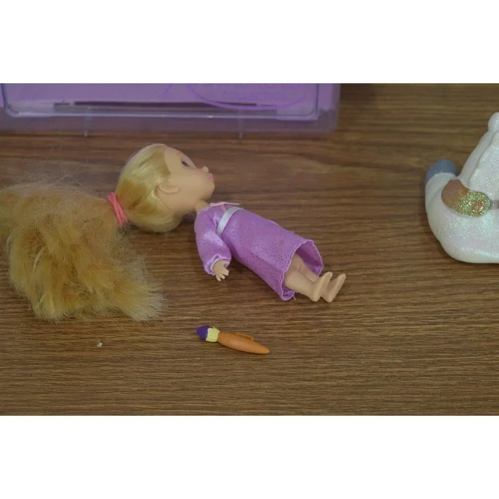 Disney Animators' Collection Rapunzel Mini Doll Tangled Maximus Figure Toy Loose